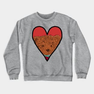 My Valentines Day With Bear Crewneck Sweatshirt